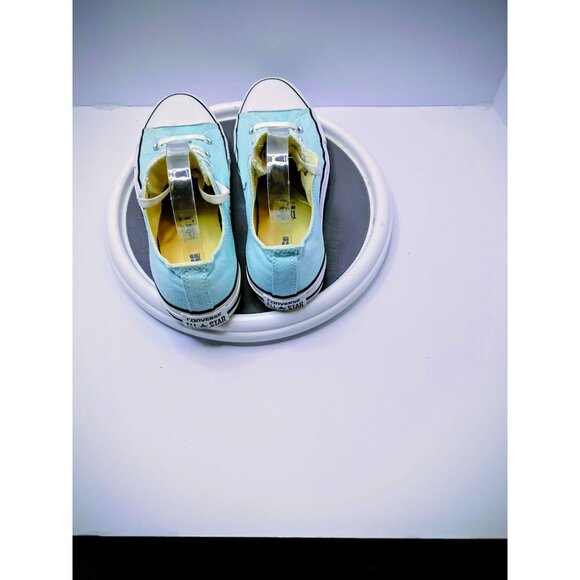 Converse All Star Low-Top Canvas Sneakers Turquoise Womens Size 8 Mens Size 10 U - Picture 6 of 7